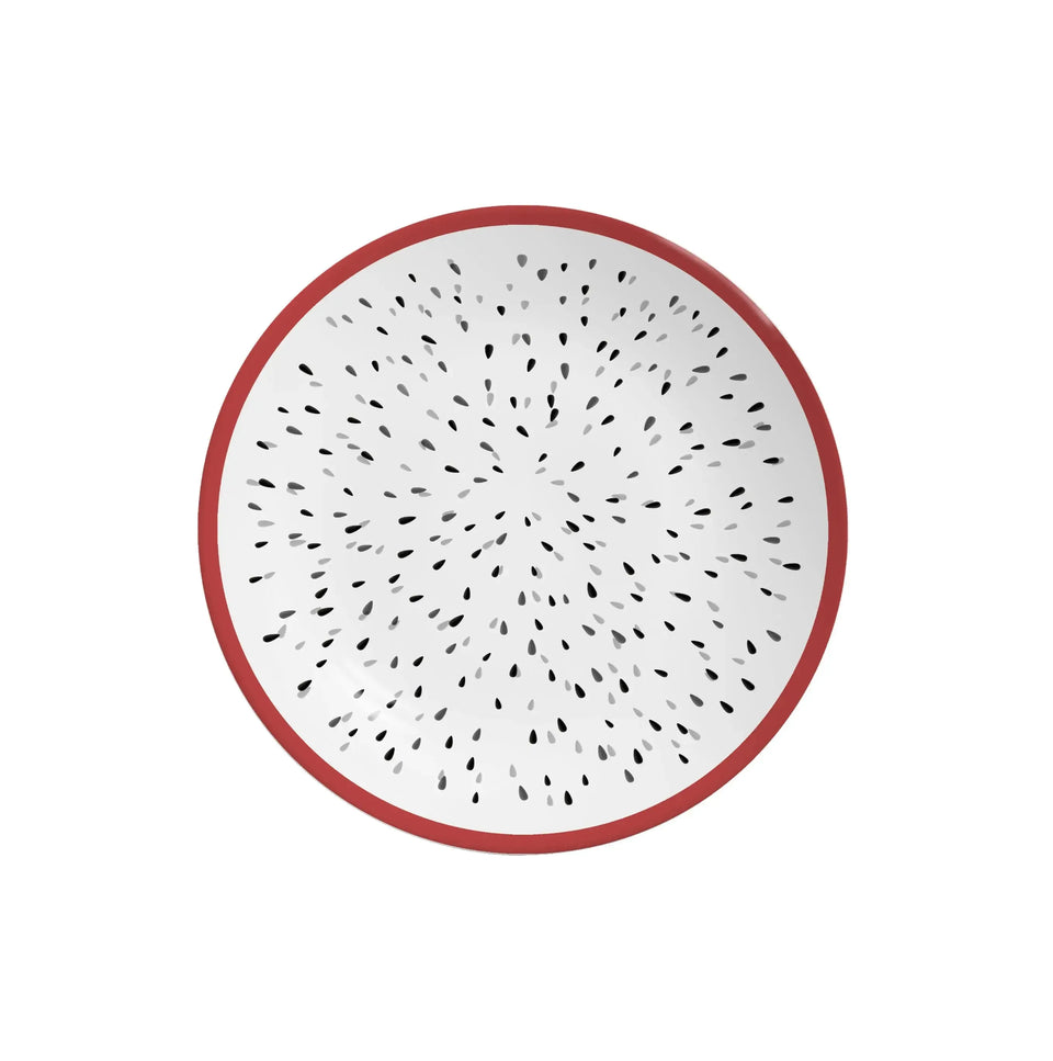 Jogo 6 Pratos Sobremesa Coup Cerâmica Pitaya 21cm Alleanza