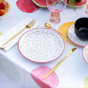 putumayo セット Jogo 6 Pratos Sobremesa Coup Cerâmica Pitaya 21cm Alleanza