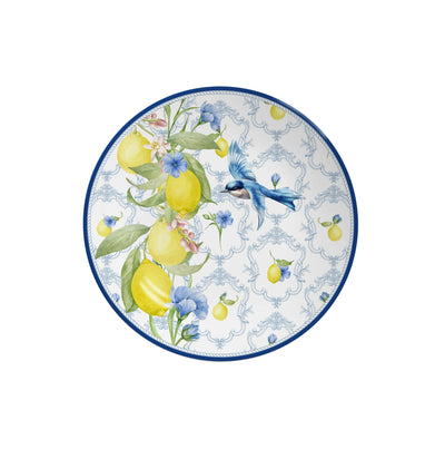 Jogo 6 Pratos Sobremesa Coup Cerâmica Sicilia 21cm Alleanza