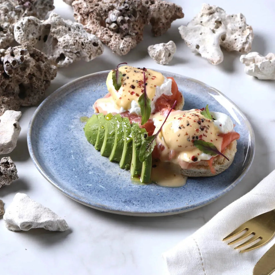 Jogo 6 Pratos Sobremesa Stoneware Bio Wave 21,5cm Porto Brasil