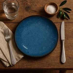 Jogo 6 Pratos de Sobremesa Coup Cerâmica Faiança Albânia 21cm Alleanza