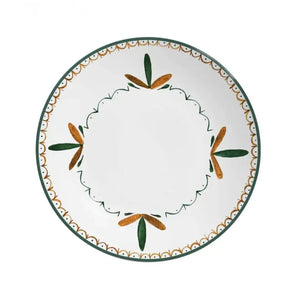 Jogo 6 Pratos de Sobremesa Coup Cerâmica Faiança Braciera 21cm Alleanza