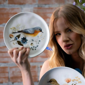 Jogo 6 Pratos de Sobremesa Stoneware Bio Bella 21,5cm Porto Brasil