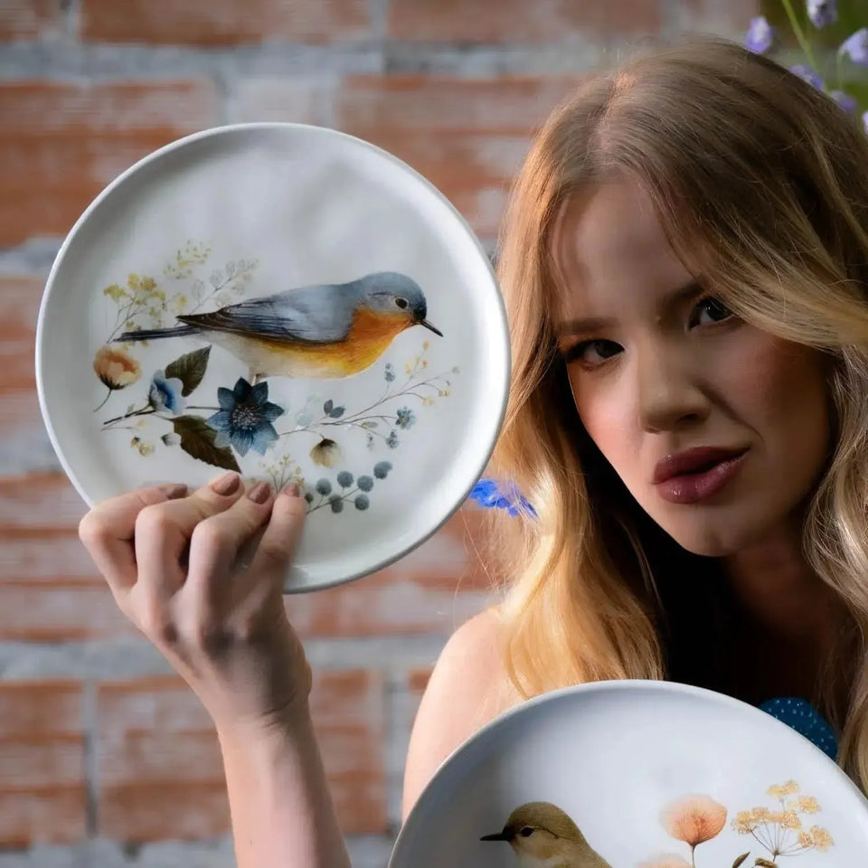 Jogo 6 Pratos de Sobremesa Stoneware Bio Bella 21,5cm Porto Brasil