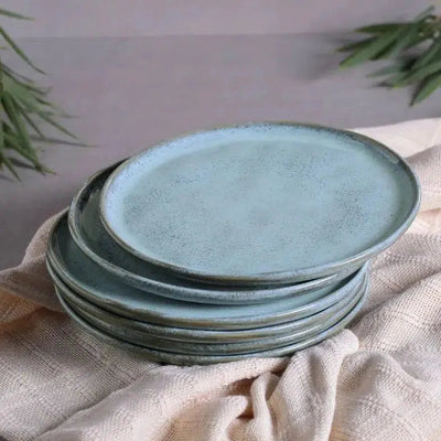 Jogo 6 Pratos de Sobremesa Stoneware Bio Breeze 21,5cm Porto Brasil