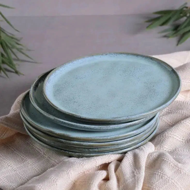 Jogo 6 Pratos de Sobremesa Stoneware Bio Breeze 21,5cm Porto Brasil