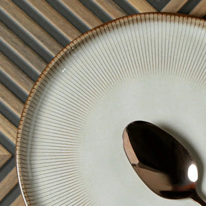 Jogo 6 Pratos de Sobremesa Stoneware Bio Raio 21,5cm Porto Brasil