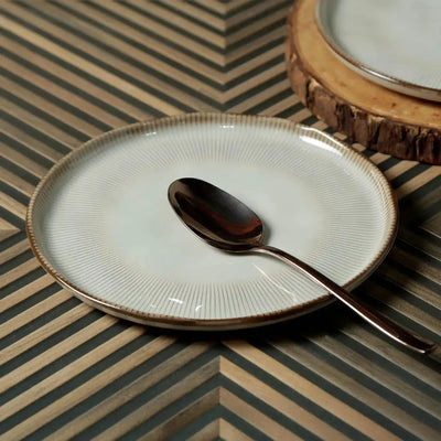 Jogo 6 Pratos de Sobremesa Stoneware Bio Raio 21,5cm Porto Brasil