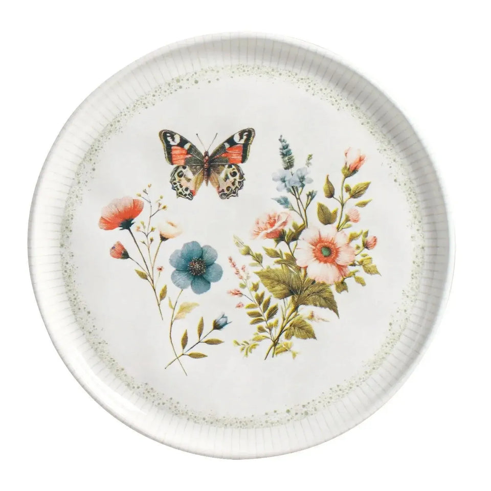 Jogo 6 Pratos de Sobremesa Stoneware Bio Refúgio 21,5cm Porto Brasil