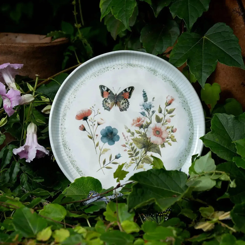 Jogo 6 Pratos de Sobremesa Stoneware Bio Refúgio 21,5cm Porto Brasil