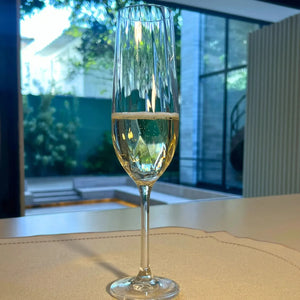 Jogo 6 Taças Champagne Crex Optic 270ml Cristal Ecológico Bohemia