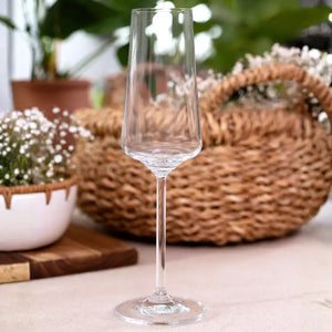 Jogo 6 Taças Champagne Sparkling Cristal Ecológico Allure 220ml Ocean