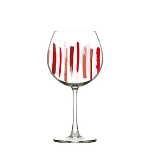 Jogo 6 Taças Gin Burgundy em Cristal Ecológico Piuma 650ml Colors