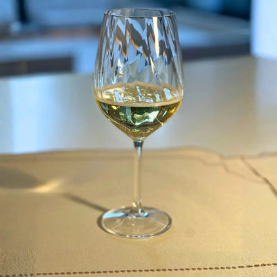 Jogo 6 Taças Vinho Branco Crex Optic 480ml Cristal Ecológico Bohemia