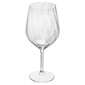 Jogo 6 Taças Vinho Tinto Crex Optic 600ml Cristal Ecológico Bohemia