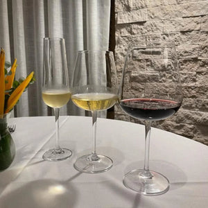 Jogo 6 Taças de Vinho Branco em Cristal Bohemia Margaux 450ml