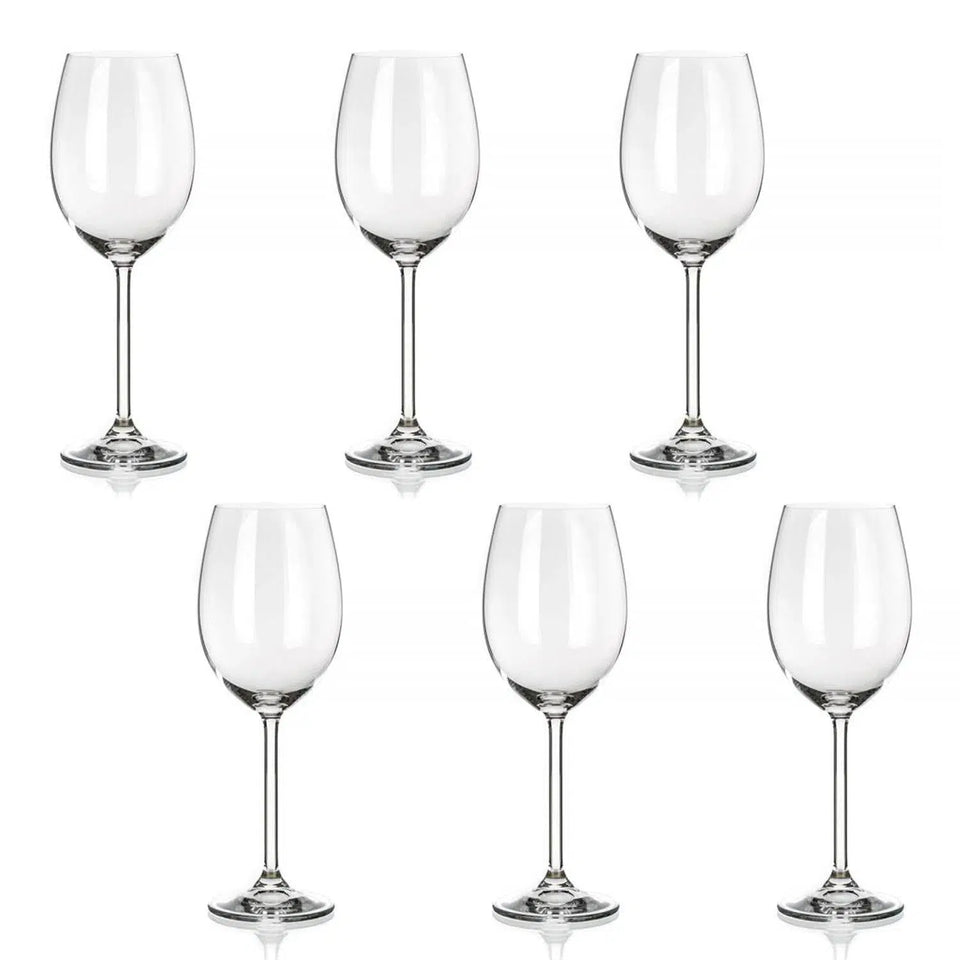 Jogo 6 Taças de Vinho Cristal Bohemia Magnum 820ml