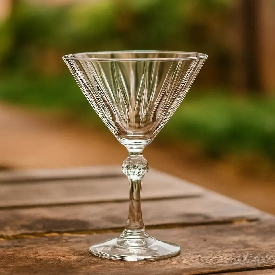 Jogo 6 Taças para Martini em Vidro Diamond 238ml Pasabahçe