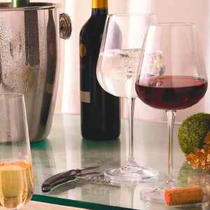 Jogo 6 Taças para Vinho Tinto em Cristal Bohemia Margaux 670ml