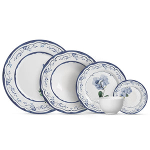 Jogo 6 Xícaras Chá Cerâmica Branca Pires Valência 250ml Alleanza