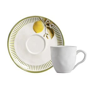 Jogo 6 Xícaras Chá Stoneware Bio Lemon 210ml Porto Brasil