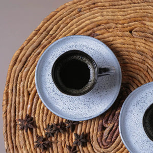 Jogo 6 Xícaras de Café Stoneware Bio Echo 120ml Porto Brasil