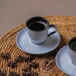 Jogo 6 Xícaras de Café Stoneware Bio Echo 120ml Porto Brasil