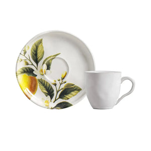 Jogo 6 Xícaras de Café Stoneware Bio Limonata 120ml Porto Brasil