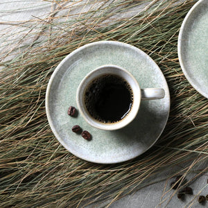 Jogo 6 Xícaras de Café Stoneware Bio Moss 120ml Porto Brasil