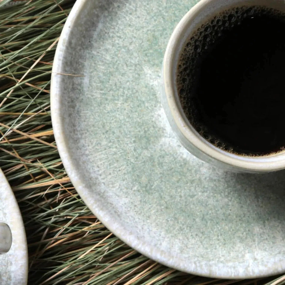 Jogo 6 Xícaras de Café Stoneware Bio Moss 120ml Porto Brasil