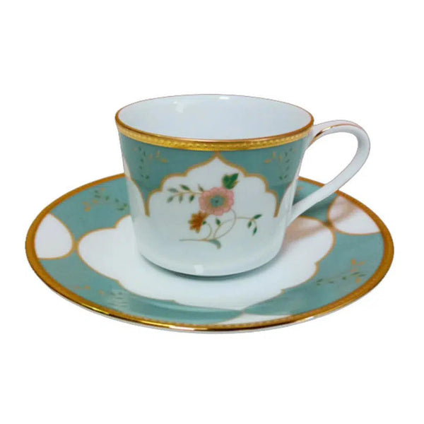 Jogo 6 Xícaras de Café c/ Pires Porcelana Lodi's Morning 100ml Noritake