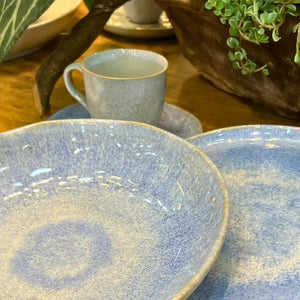 Jogo 6 Xícaras de Chá Stoneware Bio Wave 210ml Porto Brasil