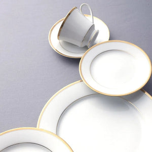 Jogo 6 Xícaras de Chá c/ Pires Porcelana Toorak Gold 200ml Noritake