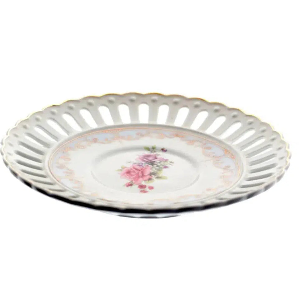 Jogo 6 Xícaras de Chá com Pires New Bone China Mon Cheri 220ml L'Hermitage