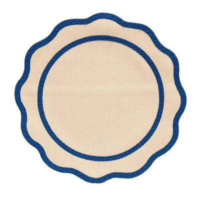 Jogo Americano Brazil Nature Lola Circular Azul 40cm