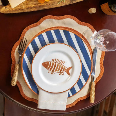 Jogo Americano Brazil Nature Lola Circular Camurça 40cm