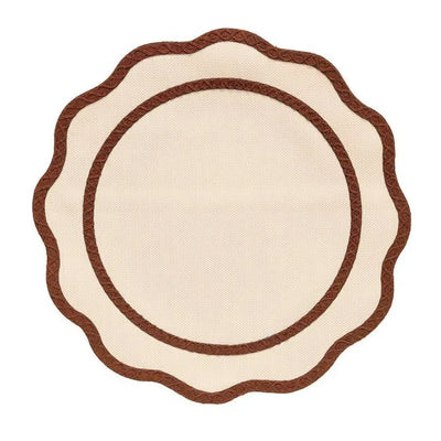 Jogo Americano Brazil Nature Lola Circular Camurça 40cm