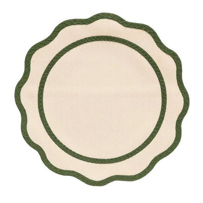 Jogo Americano Brazil Nature Lola Circular Oliva 40cm