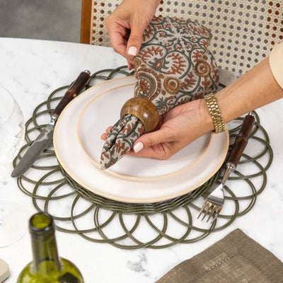 Jogo Americano Lohan Musgo 38cm