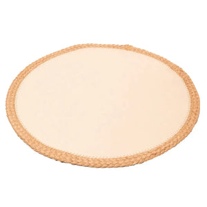 Jogo Americano Off White com Borda Juta 38cm Wolff