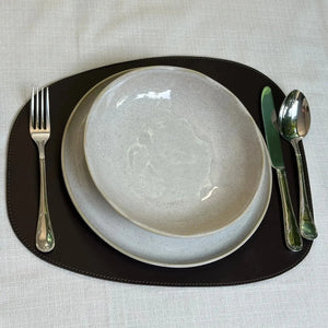 Jogo Americano Oval 40x30 Montana Preto