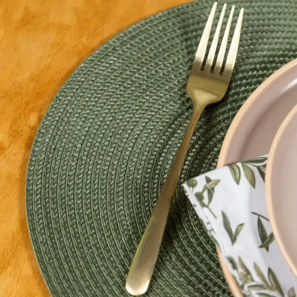 Jogo Americano Oval Luna Olive 33x48cm