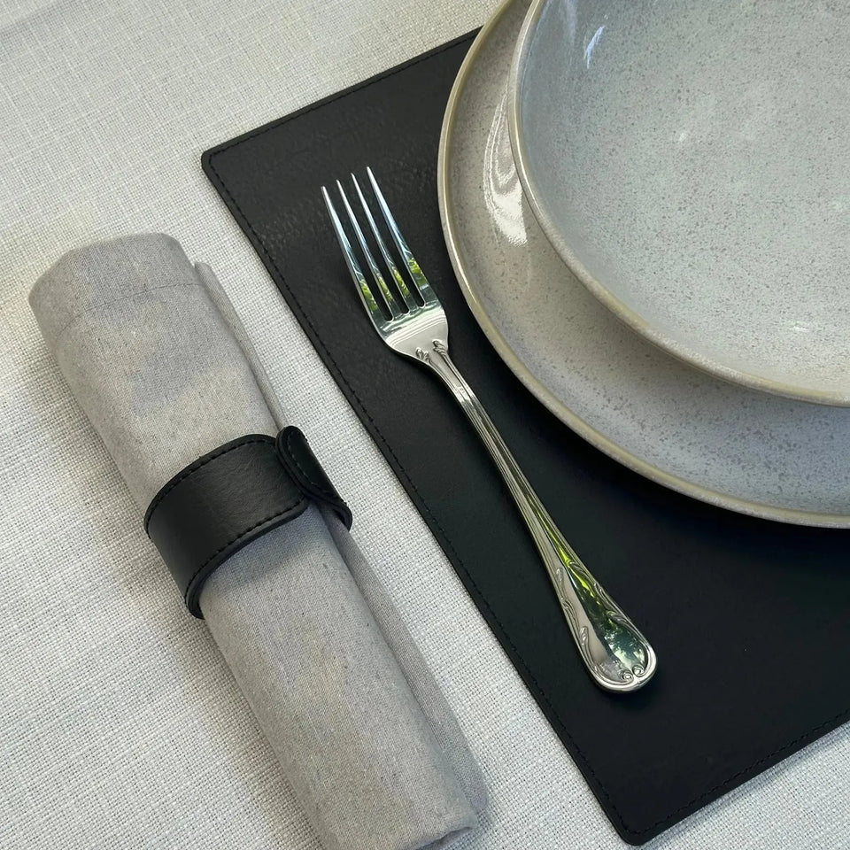 Jogo Americano Retangular 40x30 Montana Preto