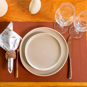 Jogo Americano Retangular Ravena Modern Camurça 33x48cm