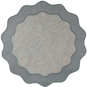 Jogo Americano Rustico Azul 42cm