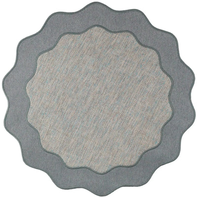 Jogo Americano Rustico Azul 42cm