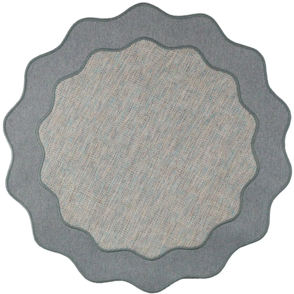 Jogo Americano Rustico Azul 42cm