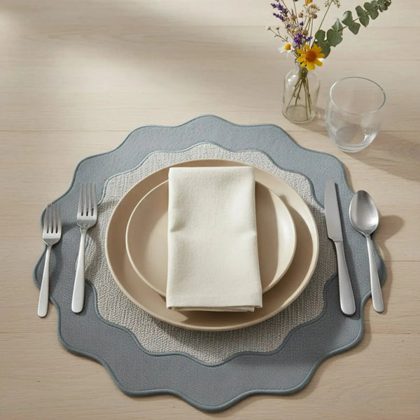 Jogo Americano Rustico Azul 42cm