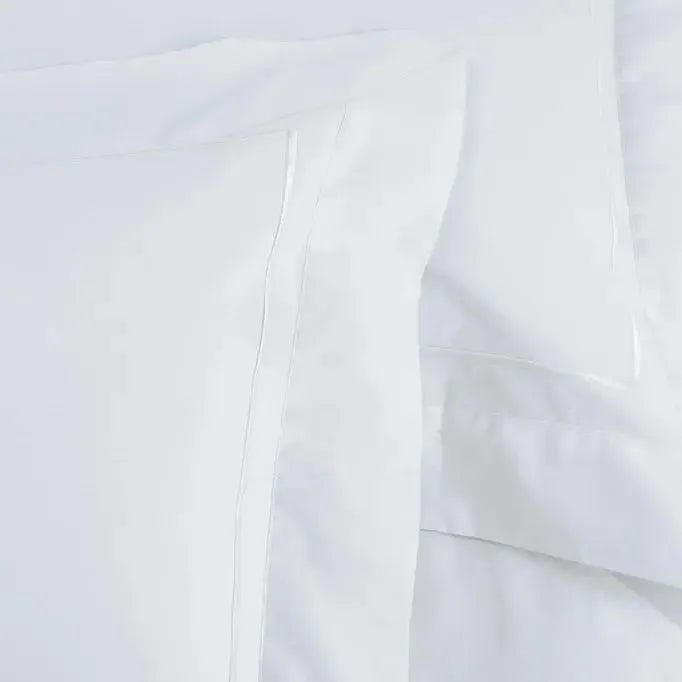 Jogo de Cama Casal Fiesole 4 Pçs 200 Fios 100% Algodão Branco Trussardi