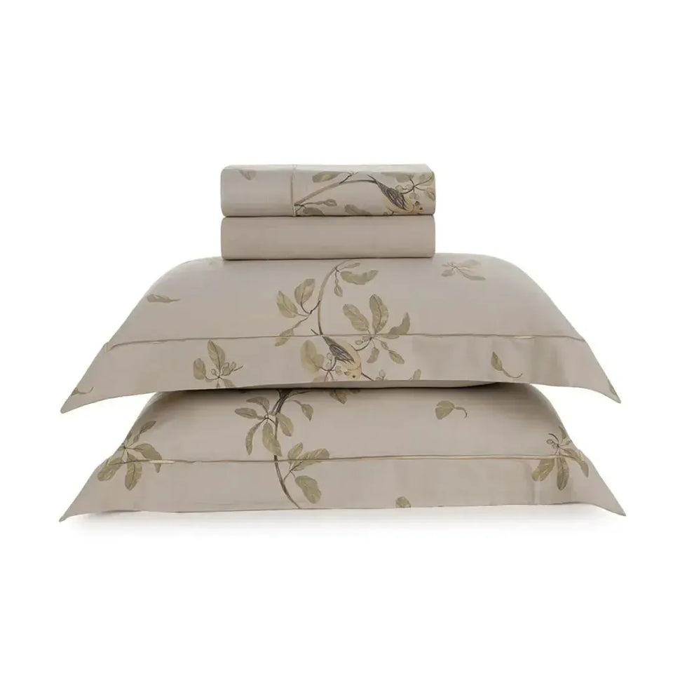 Jogo de Cama Casal Pittori 4 Pçs 300 Fios Cetim 100% Algodão Egípcio Trussardi